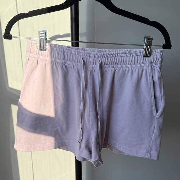 The Upside Light purple cotton Shorts - Picture 1 of 4